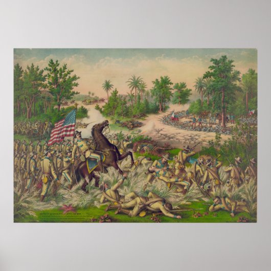 Slag bij Qingua Poster (Voorkant)