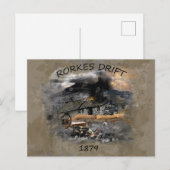 Slag bij Rorke's Drift 1879 Briefkaart (Voorkant / Achterkant)