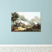 Slag bij Salamanca, geëtst door J. Clarke Canvas Afdruk (Insitu (Houten vloer))