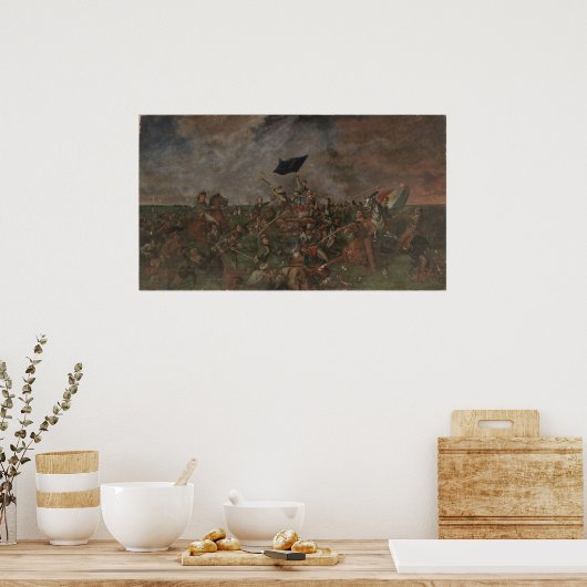 Slag bij San Jacinto Poster (Keuken)