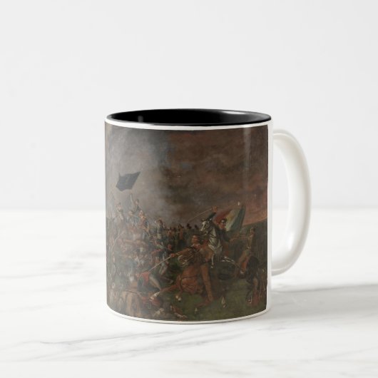 Slag bij San Jacinto Tweekleurige Koffiemok (Voorkant rechts)