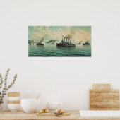 Slag bij Santiago, Cuba Poster (Keuken)