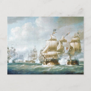 Slag bij Santo Domingo 1800 Briefkaart