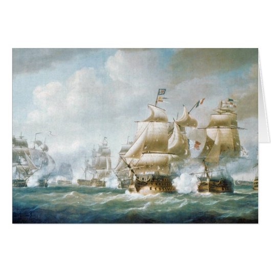 Slag bij Santo Domingo 1800s (Voorkant Horizontaal)