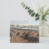 Slag bij schilderij Gettysburg (gerestaureerd) Briefkaart (Staand voorkant)