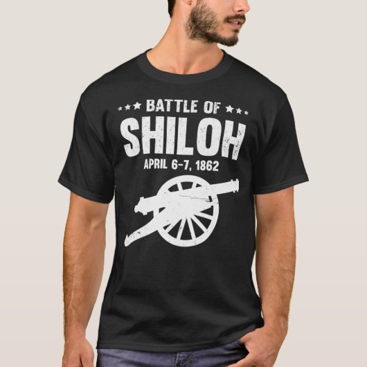 Slag bij Shiloh Burgeroorlog Slag bij Tennessee T-shirt (Voorkant)