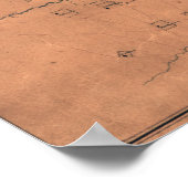 Slag bij Shiloh - Kaart 2 van de burgeroorlog Poster (Hoek)