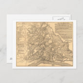 Slag bij Shiloh - Kaart 3 van de burgeroorlog (Voorkant / Achterkant)