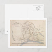 Slag bij Shiloh - Kaart van de burgeroorlog 4 (Voorkant / Achterkant)