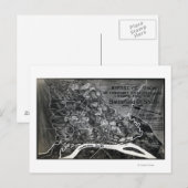 Slag bij Shiloh - Kaart van de burgeroorlog in pan (Voorkant / Achterkant)