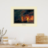 Slag bij Sinop~ Ivan Aivazovsky Poster (Keuken)