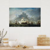 Slag bij Solebay Poster (Keuken)