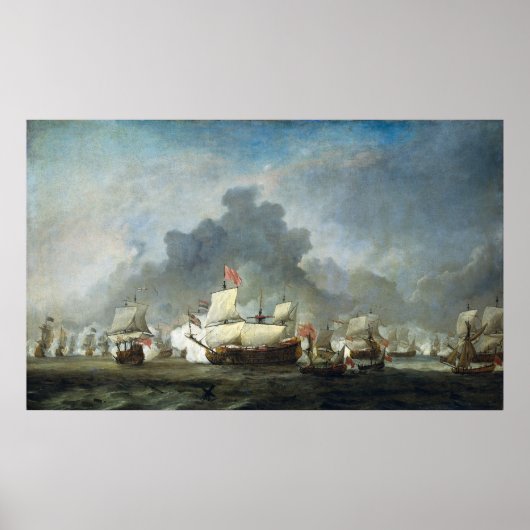 Slag bij Solebay Poster (Voorkant)