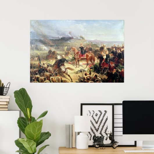 Slag bij Solferino, 24 juni 1859 Poster (Thuiskantoor)