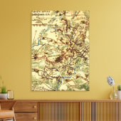 Slag bij Spotsylvania Court House Canvas Afdruk (Insitu (Woonkamer))
