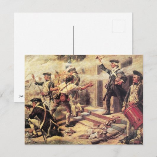 Slag bij Springfield Briefkaart (Voorkant / Achterkant)