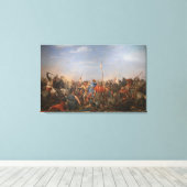 Slag bij Stamford Bridge Canvas Afdruk (Insitu (Houten vloer))