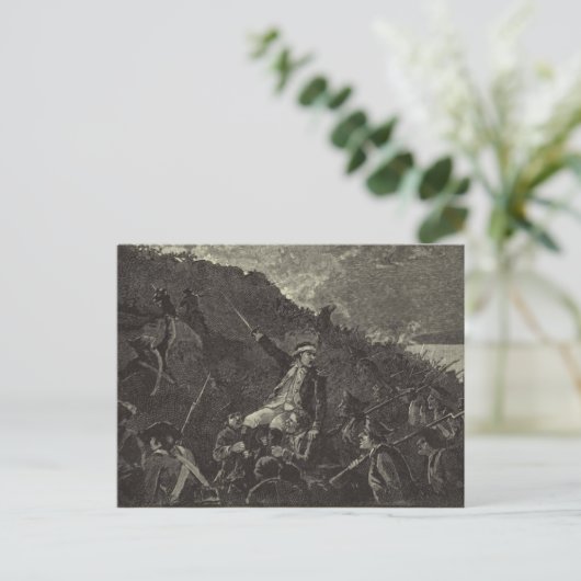 Slag bij Stony Point, 1779 Briefkaart (Staand voorkant)