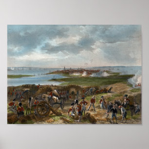 Slag bij Sullivan's Island, 1776 Poster
