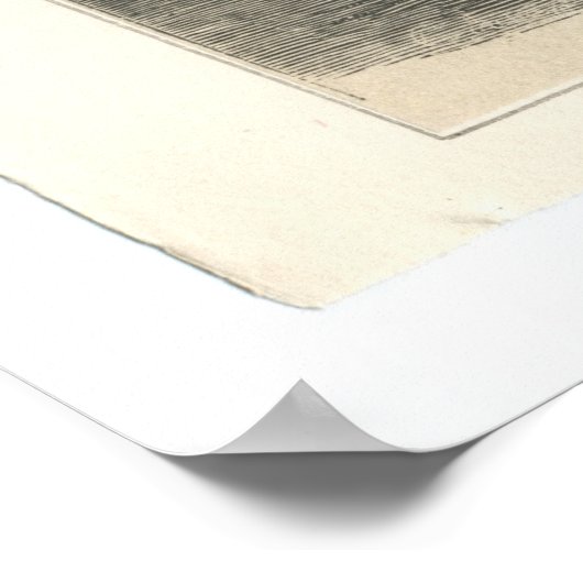 Slag bij Sullivan's Island, 1776 Poster (Hoek)