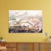 Slag bij Toulouse, gegraveerd Thomas Sutherland Canvas Afdruk (Insitu (Woonkamer))