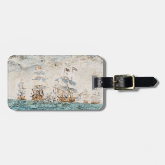 Slag bij Trafalgar 1805 1998 Bagagelabel (Voorkant horizontaal)