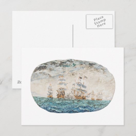 Slag bij Trafalgar 1805 1998 Briefkaart (Voorkant / Achterkant)