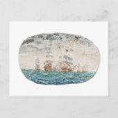 Slag bij Trafalgar 1805 1998 Briefkaart (Voorkant)