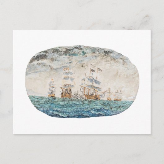 Slag bij Trafalgar 1805 1998 Briefkaart (Voorkant)