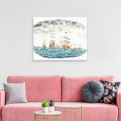 Slag bij Trafalgar 1805 1998 Canvas Afdruk (Insitu (Woonkamer))