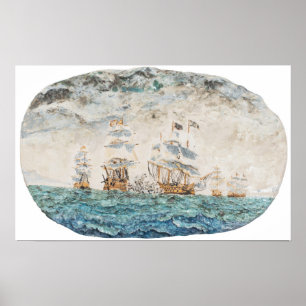 Slag bij Trafalgar 1805 1998 Poster