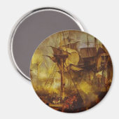Slag bij Trafalgar 1808 Magneet (Voorkant / Achterkant)
