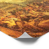 Slag bij Trafalgar door Joseph Mallord Turner Poster (Hoek)