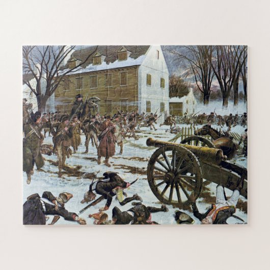 Slag bij Trenton door Charles McBarron Legpuzzel (Horizontaal)