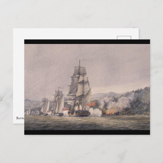 Slag bij Valcour Briefkaart (Voorkant / Achterkant)