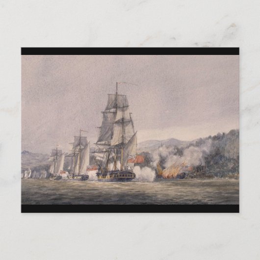 Slag bij Valcour Briefkaart (Voorkant)