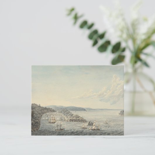 Slag bij Valcour Briefkaart (Staand voorkant)