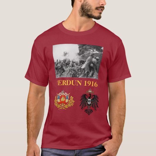 Slag bij Verdun 1916 T-shirt (Voorkant)