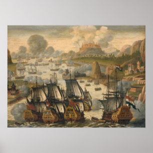 Slag bij Vigo Bay Poster