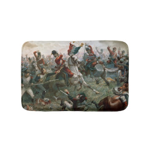 Slag bij Waterloo, 18 juni 1815, 1898 (kleur l) Badmat