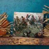 Slag bij Waterloo, 18 juni 1815, 1898 (kleur l) Fotoplaat (Zijkant)