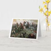 Slag bij Waterloo, 18 juni 1815, 1898 (kleur l) Kaart (Gele Bloem)