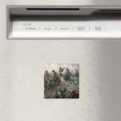 Slag bij Waterloo, 18 juni 1815, 1898 (kleur l) Magneet (Insitu (Vaatwasser))