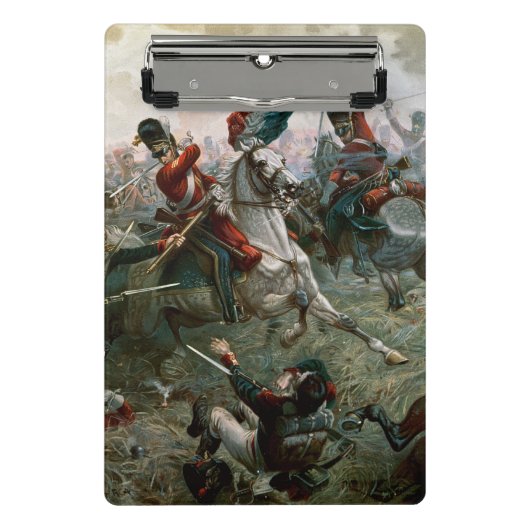 Slag bij Waterloo, 18 juni 1815, 1898 (kleur l) Mini Klembord (Voorkant)