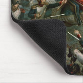 Slag bij Waterloo, 18 juni 1815, 1898 (kleur l) Muismat (Hoek)