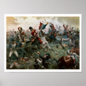 Slag bij Waterloo, 18 juni 1815, 1898 (kleur l) Poster (Voorkant)