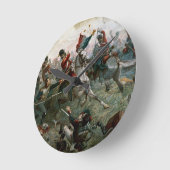 Slag bij Waterloo, 18 juni 1815, 1898 (kleur l) Ronde Klok (Hoek)