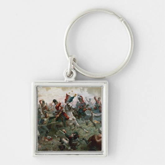 Slag bij Waterloo, 18 juni 1815, 1898 (kleur l) Sleutelhanger (Voorkant)