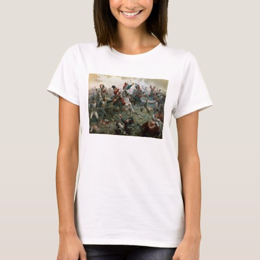 Slag bij Waterloo, 18 juni 1815, 1898 (kleur l) T-shirt (Voorkant)