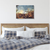 Slag bij Waterloo Canvas Afdruk (Insitu (Slaapkamer))